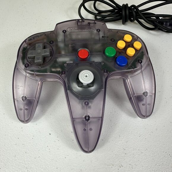 Nintendo 64 N64 Atomic Purple Controller Official OEM Original Authentic Works - Picture 2 of 6